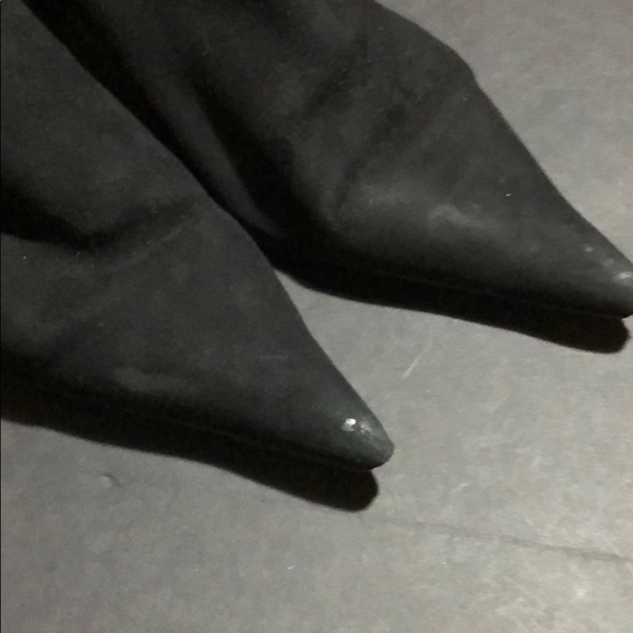 Steve Madden Suede Kitten Heel Boots, Pointy Toe - Picture 2 of 4